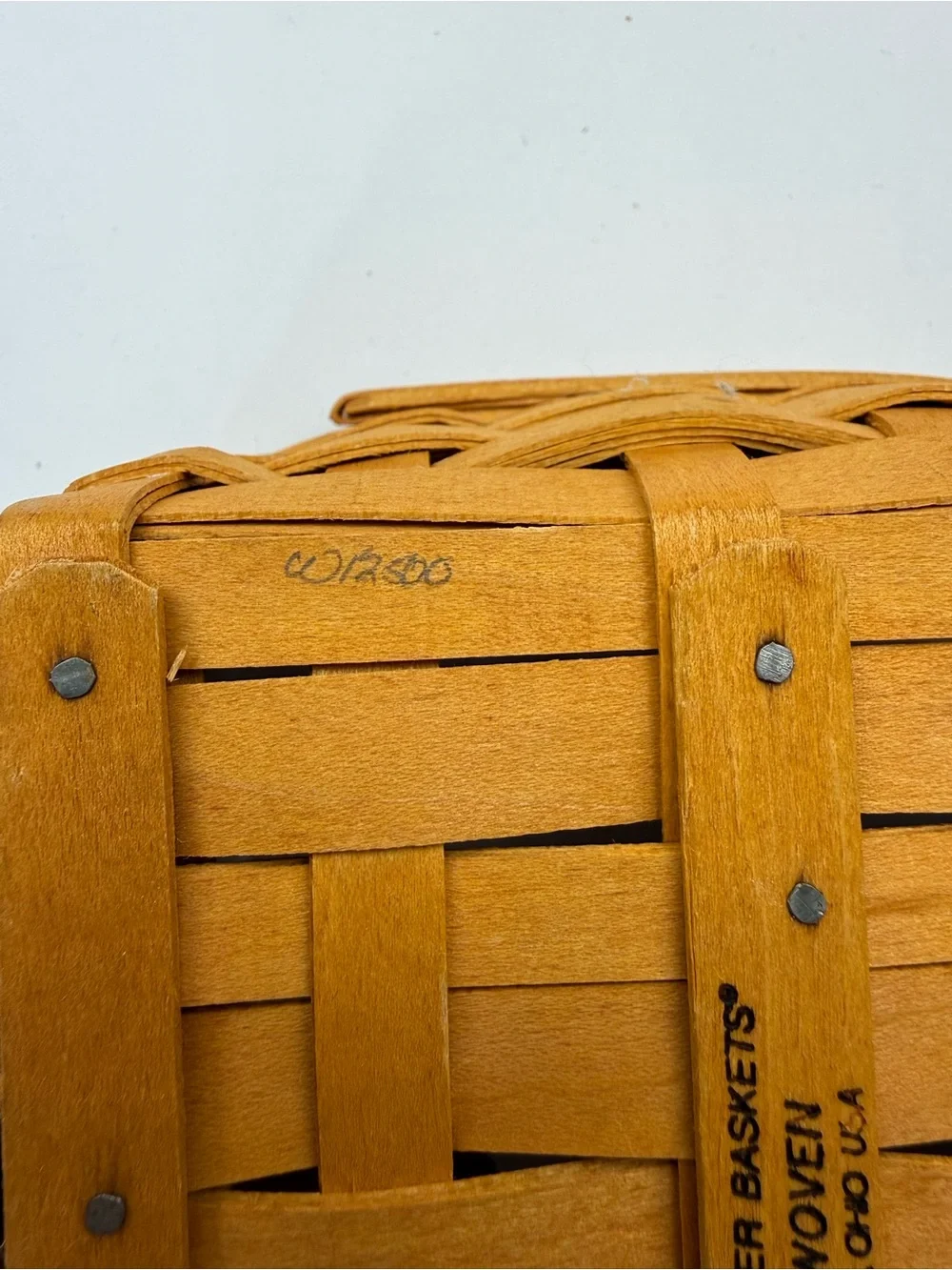 Longaberger Heart Basket in perfect condition
